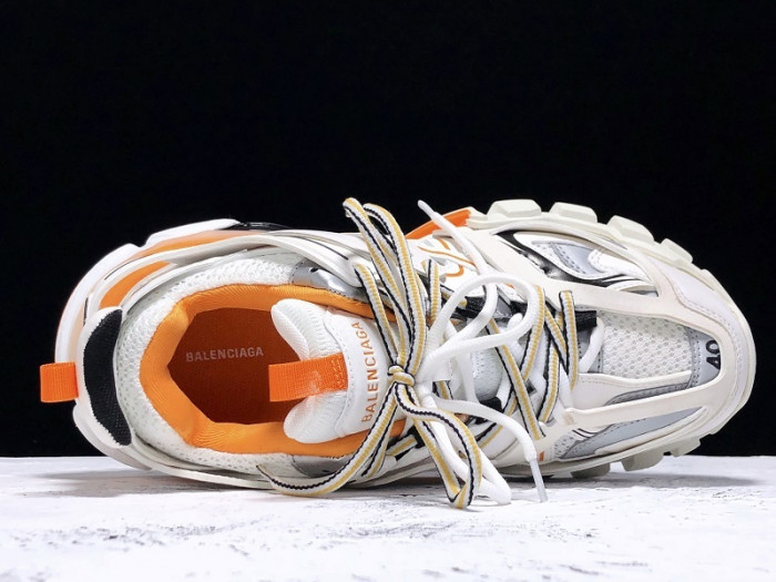bl tess s. gomma trek low sneakers white orange h903p029