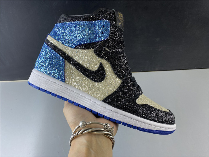 FRAGMENT DESIGN X NIKE AIR JORDAN 1 “GLITTER” CK5566-400
