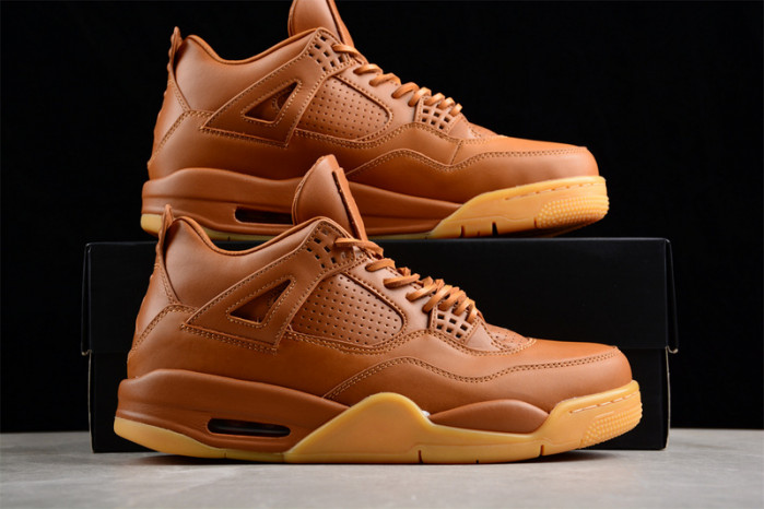 jordan 4 retro ginger wheat men