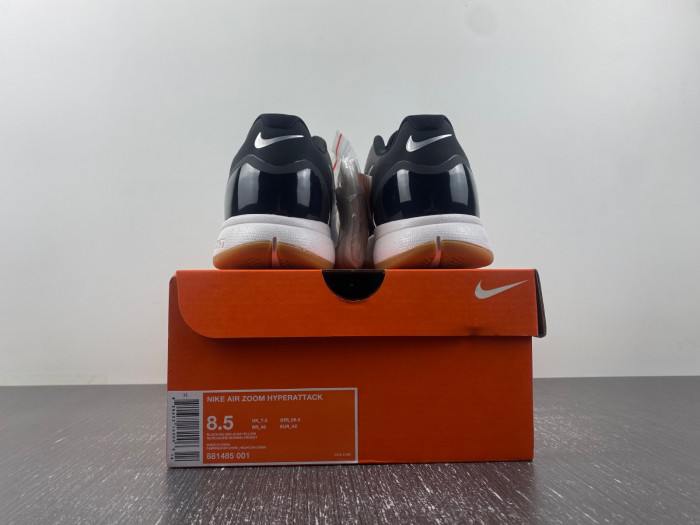 nike air zoom hyperattack "black white" 881485 001