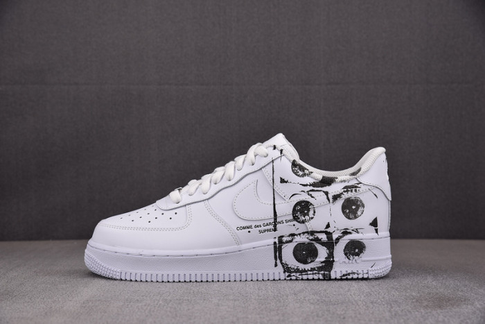 NIKE AIR FORCE 1 LOW COMME DES GARCONS SHIRT 923044-100