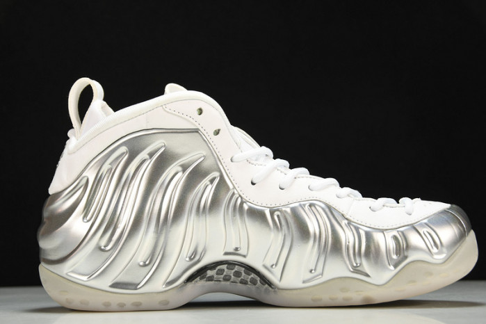 nike air foamposite one Ch*0me white aa3963-100