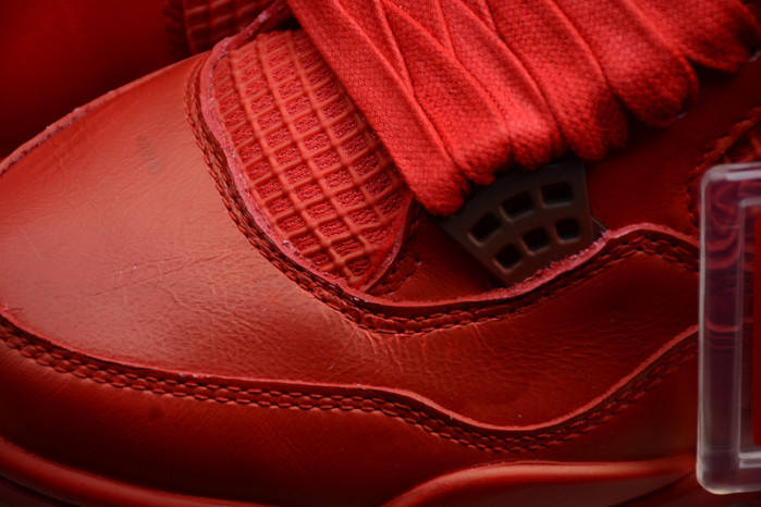 air jordan 4 fire red gum singles day av3914-600