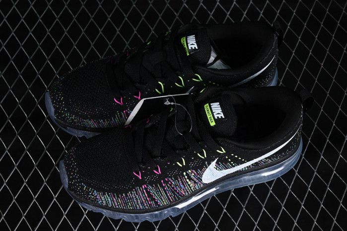 Nike Flyknit Air Max Black Multi-Color Men