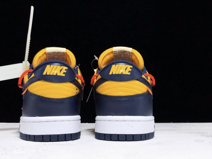 nike dunk low ofw michigan - ct0856-700