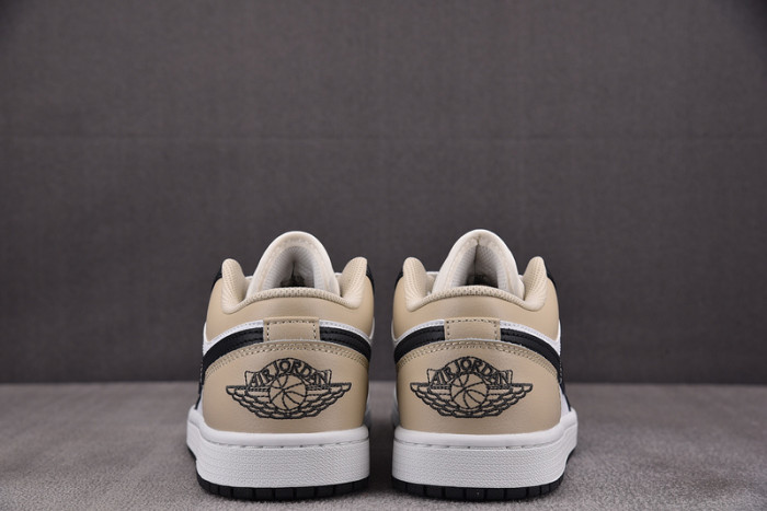Air Jordan 1 Low "Black Toe" Tan 553558-153