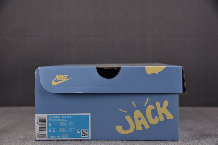 Travis Scott x Nike Zoom Field Jaxx White Light Chocolate HQ3073-100