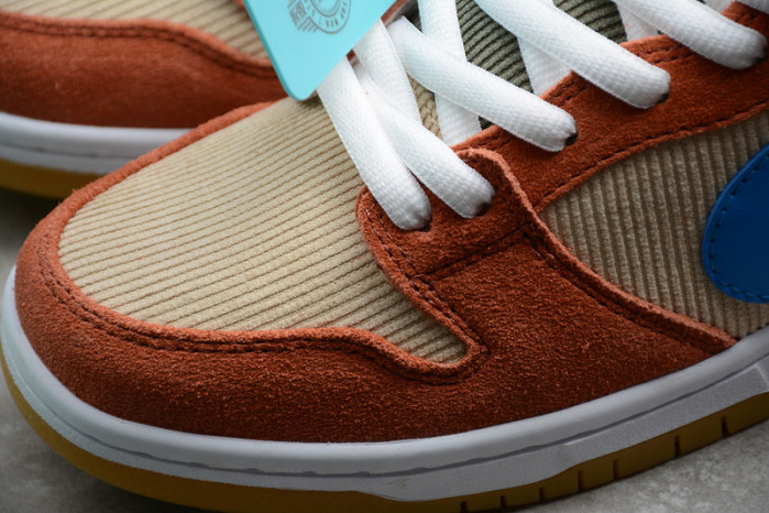 nike sb dunk low corduroy dusty peach bq6817-201