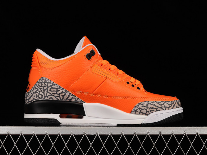 air jordan 3 retro "orange" ct8532-801