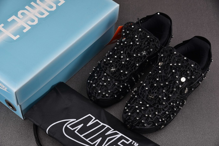 NIKE AIR FORCE 1 Swarovski Retroreflective Crystals Black CV7668-001