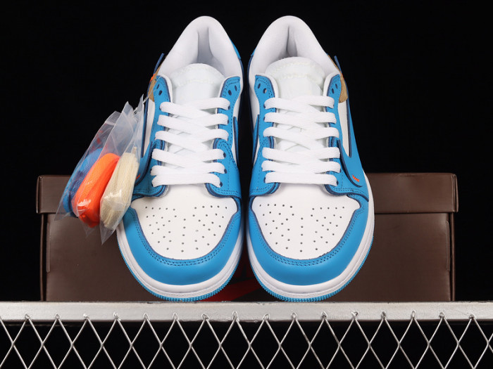 air jordan 1 low off white unistersity blue cz0790-148