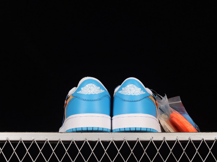air jordan 1 low off white unistersity blue cz0790-148