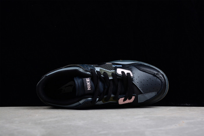 nike dunk low scrap black gum db0500-001