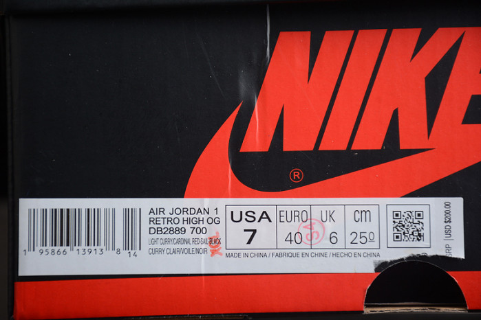 air jordan 1 high element gore-tex light curry db2889-700