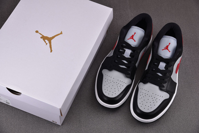 air jordan 1 low wolf grey gym red dc0774-062