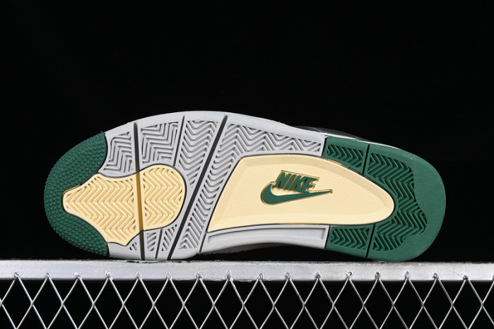 jordan air jordan 4 retro white/grey/green/yellow dc7770-106