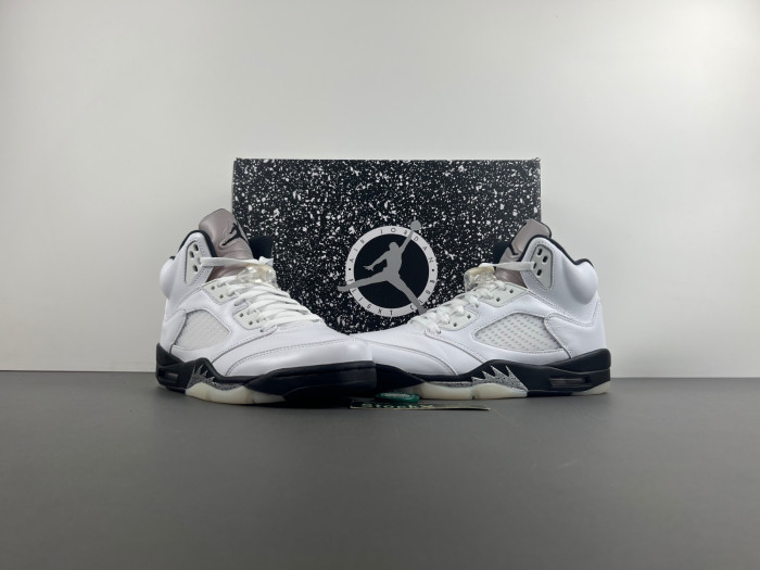 air jordan 5 "white/black" dd0587-110