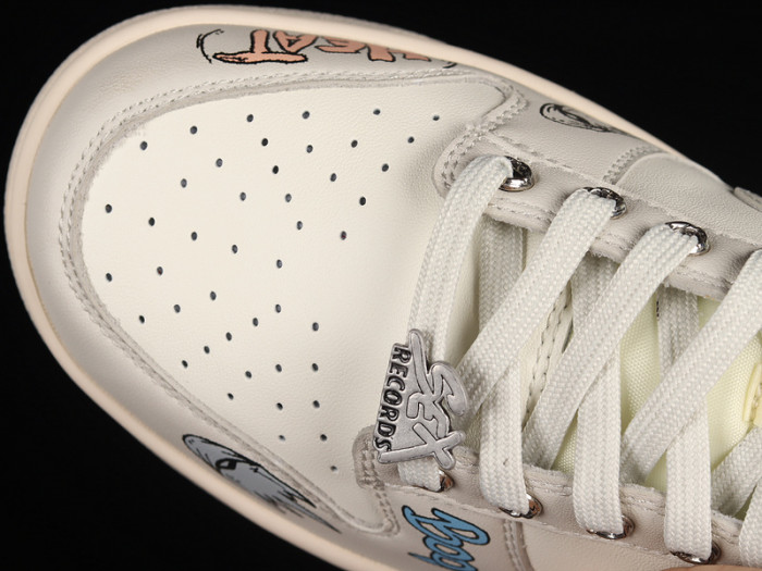 nike dunk low sail light bone (w) - dd1503-107