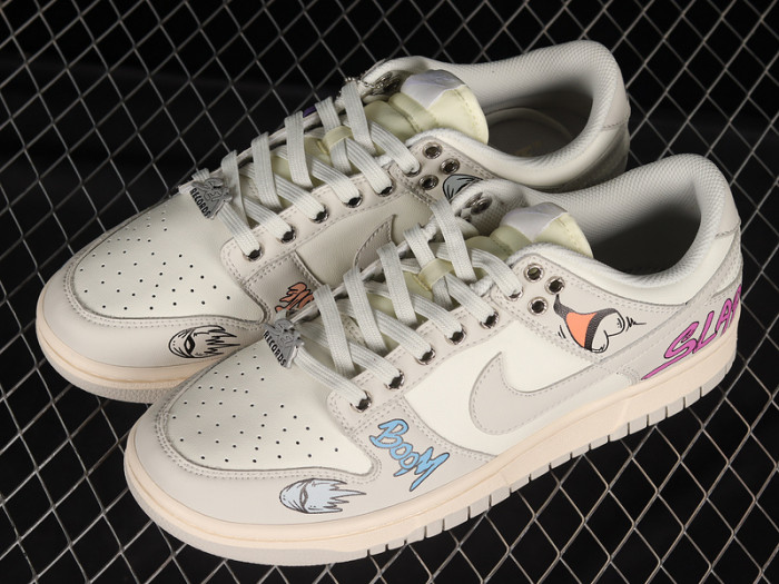 nike dunk low sail light bone (w) - dd1503-107