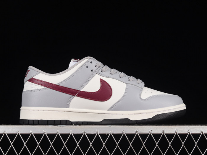 nike dunk low grey team red dd1503-122
