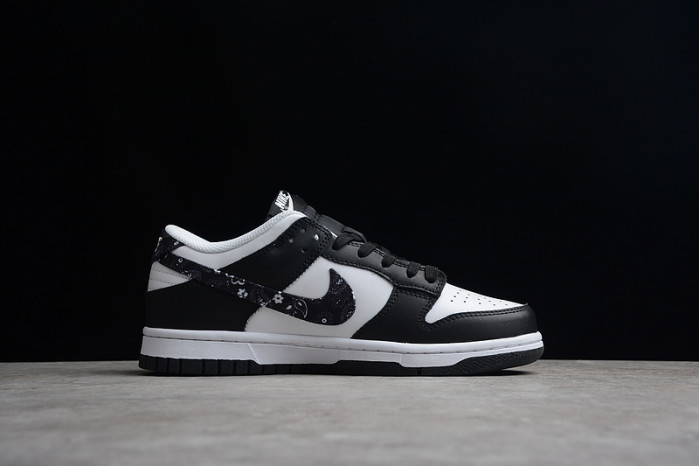 nike dunk low black paisley dh4401-100