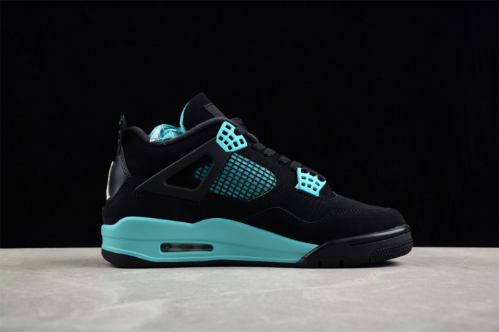 air jordan 4 retro T*f*ny & co. black green dh6927-001