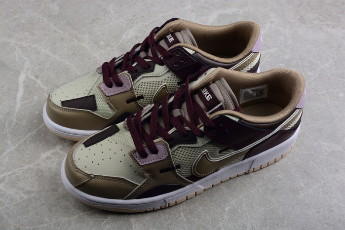 nike dunk low scrap latte dh7450-100