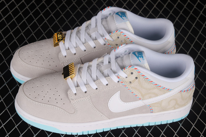 nike dunk low barbershop grey dh7614-500