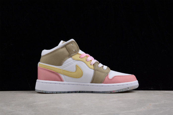 air jordan 1 mid se pastel vivid green grind dj0338-100