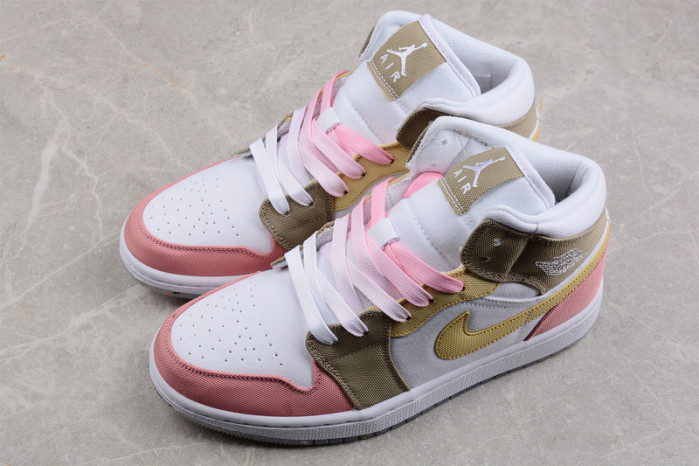 air jordan 1 mid se pastel vivid green grind dj0338-100