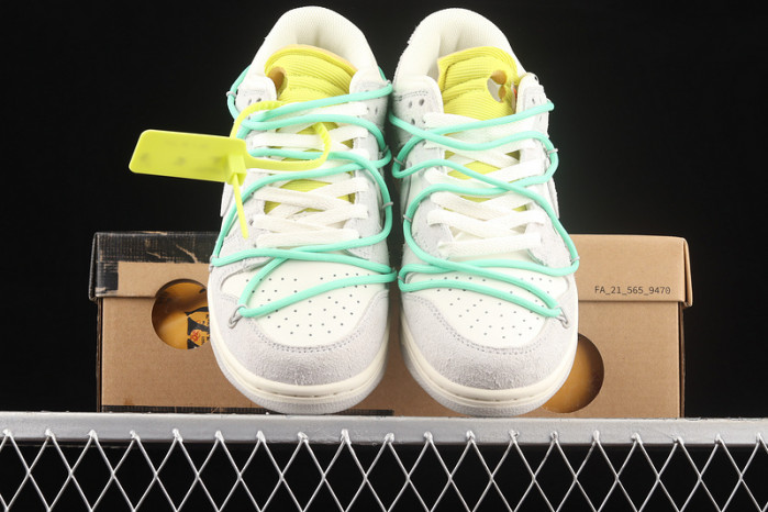 nike dunk low ofw lot 14 of 50 dj0950-106