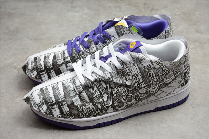 nike dunk low flip the old school (w) dj4636-100