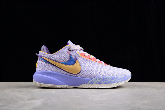 nike lebron 20 violet frost dj5422-500