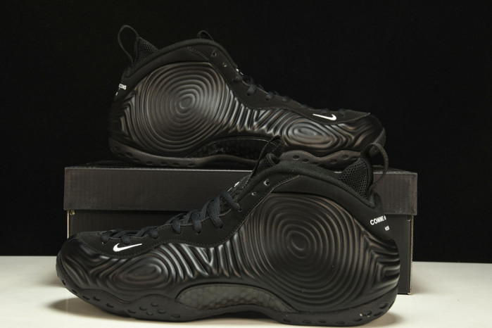 nike air foamposite one comme des garcons homme plus black dj7952-001