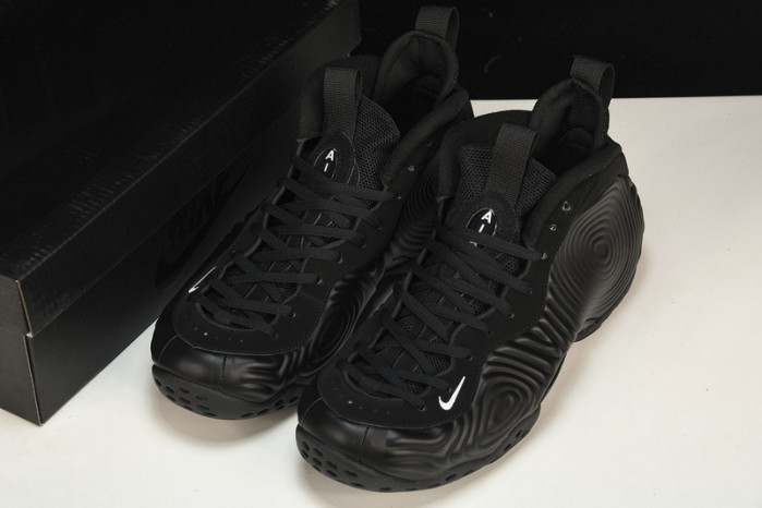 nike air foamposite one comme des garcons homme plus black dj7952-001