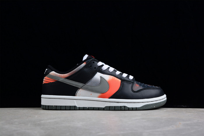 nike dunk low graffiti black red dm0108-001