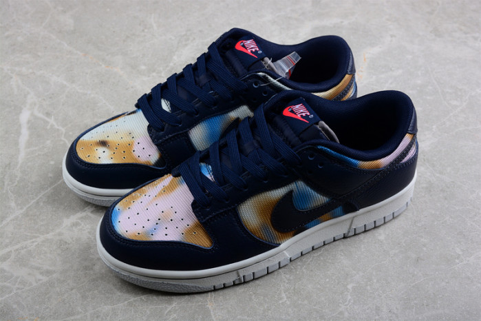 nike dunk low graffiti navy - dm0108-400