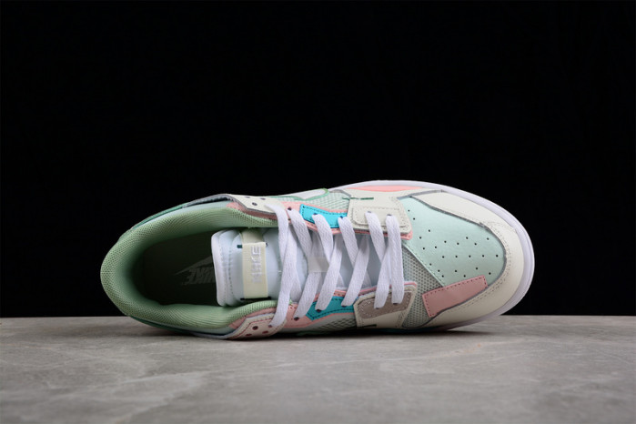 nike dunk low scrap grey haze phantom - dm0802-001