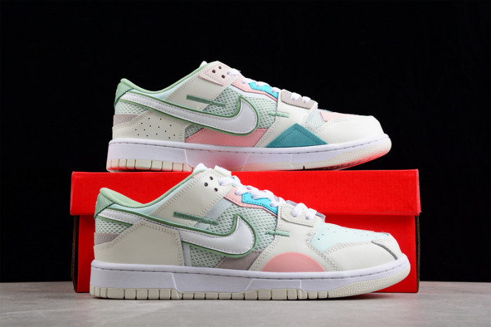 nike dunk low scrap grey haze phantom - dm0802-001