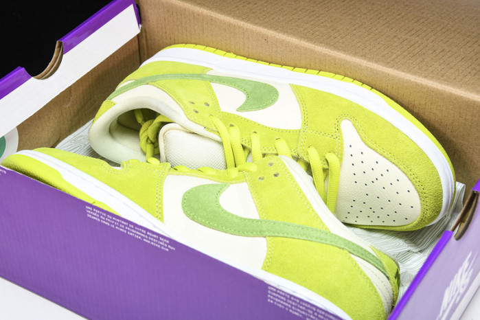 nike sb dunk low green apple dm0807-300