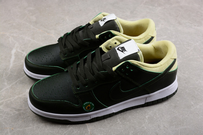 nike dunk low avocado - dm7606-300