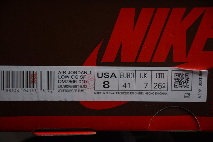 travis scott x air jordan 1 low aj1 dm7866-010