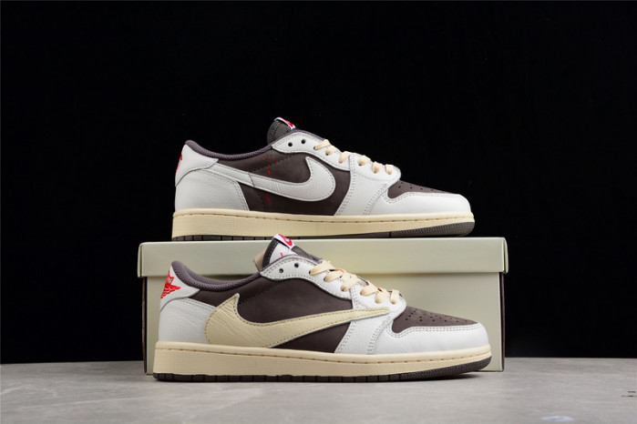 travis scott x air jordan 1 low og reverse mocha dm7866-162