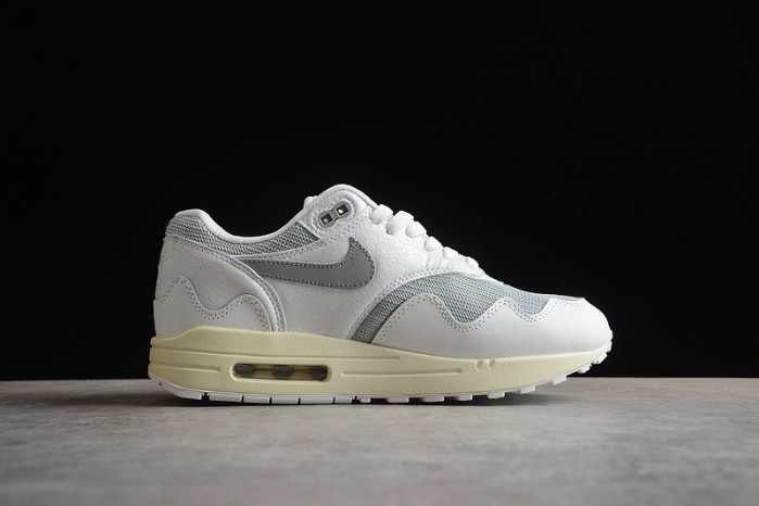 patta x nike air max 1 white grey - dq0299-100
