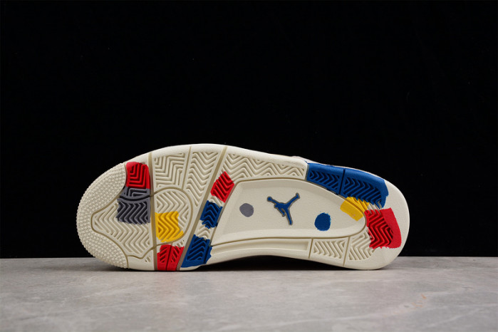 air jordan 4 canvas sail cement grey dq4909-100