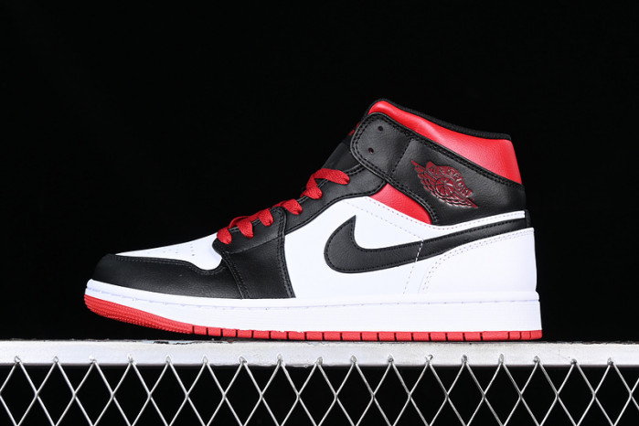 air jordan 1 mid gym red black toe - dq8426-106