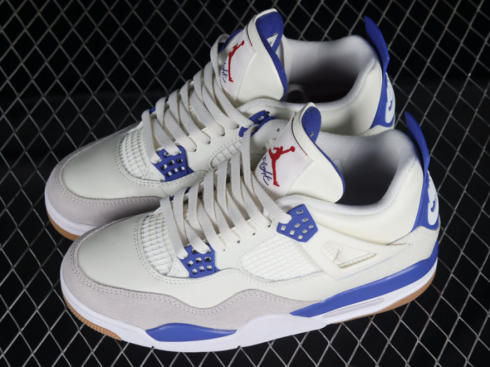 sb jordan air jordan 4 off white/grey/blue - dr5415-102