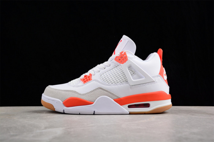air jordan 4 white and orange dr5415-108