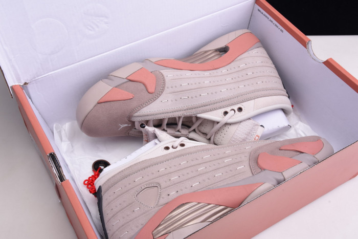 clot x air jordan 14 low sepia stone dc9857-200