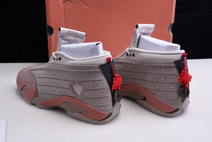 clot x air jordan 14 low sepia stone dc9857-200